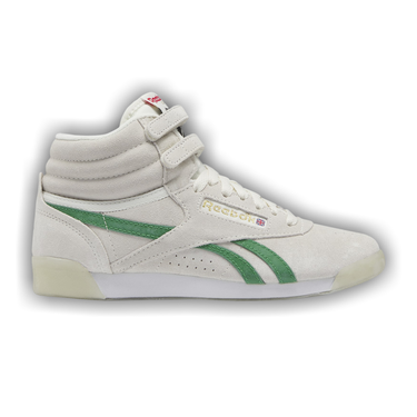 Lime green reebok freestyle high tops on sale