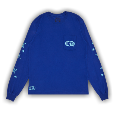 Buy Chrome Hearts Star Long-Sleeve Shirt 'Blue' - 1383