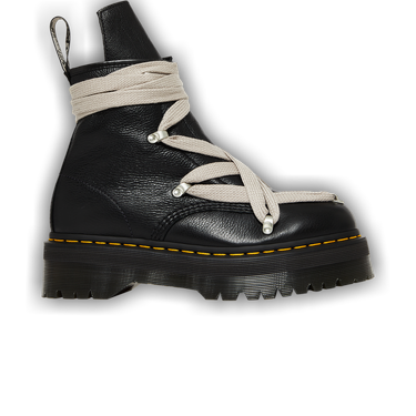 Dr. Martens 1460 Quad Leather Sole Pentagram Jumbo Lace Boot Rick Owens  Black Men's - DM02B3803 7001 09 - US