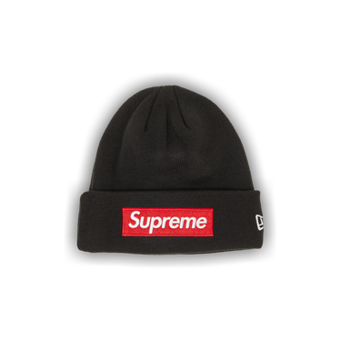 Buy Supreme x New Era Box Logo Beanie 'Black' - FW22BN10