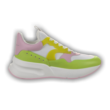 Buy Alexander McQueen Oversized Runner 'Colorblock - Lime
