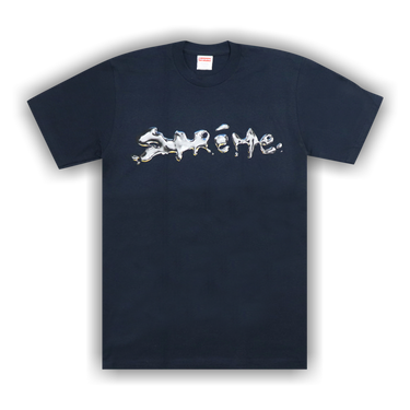 Supreme  White Tee Navy Ｌサイズ Supreme Standard Tee (SS24) - $40