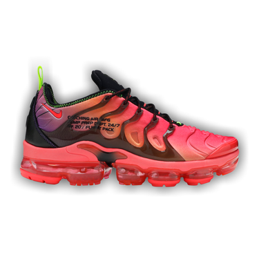 Nike air vapormax 2025 plus black/laser crimson/volt/hyper grape
