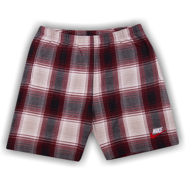 Buy Supreme x Nike Plaid Sweatshort Burgundy 'Burgundy' - AR5573