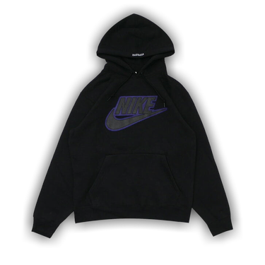 Buy Supreme x Nike Leather Appliqué Hooded Sweatshirt Black ...