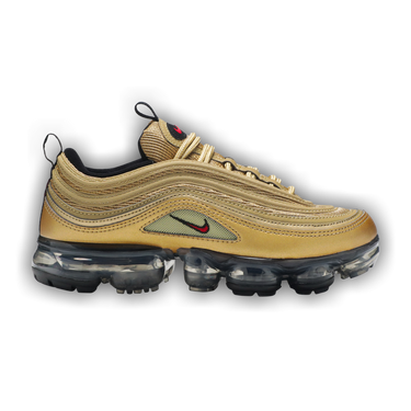 Air vapormax 97 metallic outlet gold grade school kids' shoe