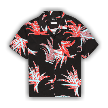 Buy Stussy Cactus Rayon Shirt 'Black' - 1110112 BLAC | GOAT