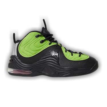 Stussy × Nike Air Penny 2 \"Black/Green\" The Stussy x Nike Air Penny 2 Green Flash Drops December 20th