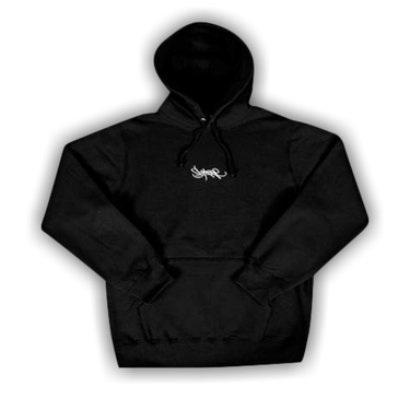 Buy Supreme Tag Logo Hooded Sweatshirt 'Black' - SS19SW57 BLACK | GOAT