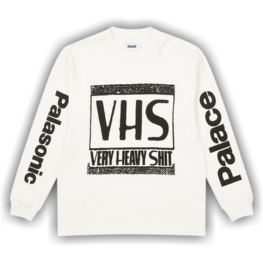 Buy Palace VHS Thermal Long-Sleeve Top 'White' - P23ES152 | GOAT UK