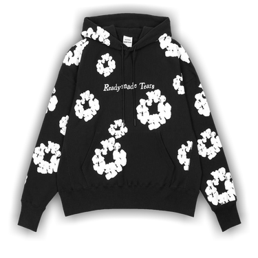 Buy READYMADE x Denim Tears Cotton Wreath Hoodie 'Black/White