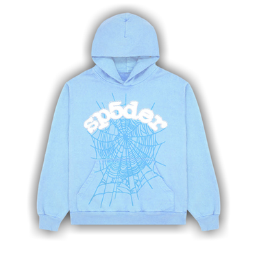 L.G.B ルグランブルー spider hoodie Buy Sp5der Web Hoodie 'Sky Blue' - SP5 8D WEB HBB | GOAT