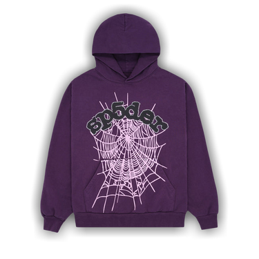 Sp5der Web Hoodie 'Grape'