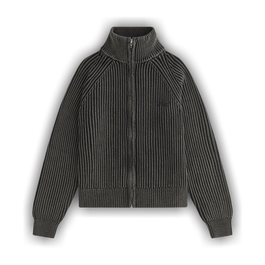 KITH◆Layne Sweater Track Jacket Court/M/コットン/ブラック/KHW030197 1107371_00.png.png
