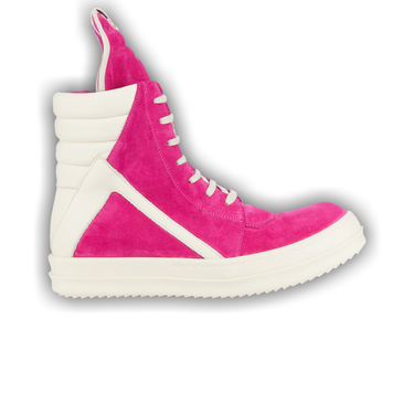 靴 Rick owens geobasket pink Wide Lace Geobasket in Hot Pink/Milk – SVRN