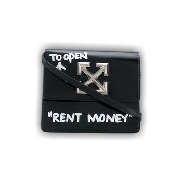 ★入手困難レア!OFF-WHITE TURN TO OPEN JITNEY Bag Buy Off-White Turn To Open Jitney 0.7 Crossbody Bag 'Black