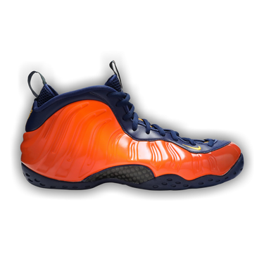 Nike foamposite shop orange and blue