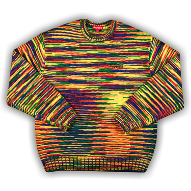 Buy Supreme Static Sweater 'Multicolor' - FW20SK6 MULTICOLOR | GOAT