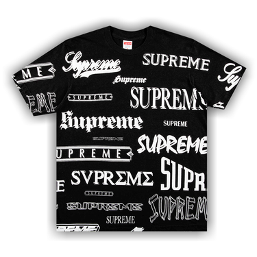 Buy Supreme Multi Logo Tee Black FW20T8 BLACK GOAT