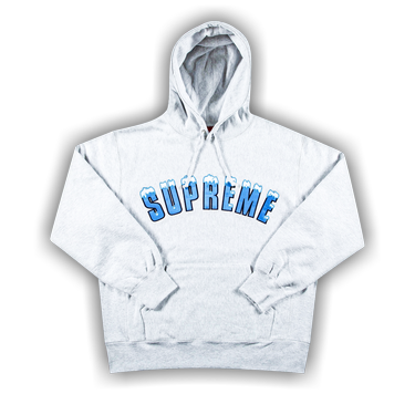 Buy Supreme Icy Arc Hooded Sweatshirt 'Ash Grey' - FW20SW77