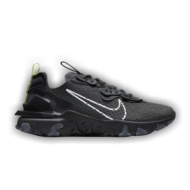 nike react vision in black and silver