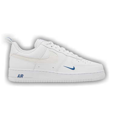 Nike Air Force 1 ‘07 “Reflective Swoosh” White Marina Blue Sz 11.5  FB8971-100