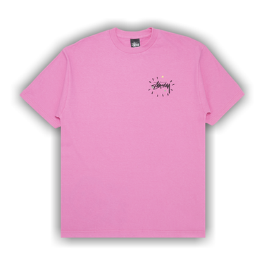 Tシャツ・カットソー STUSSY SS25 Shirts (1110352 0604 PINK) Stussy Basic Stussy Long Sleeve T-Shirt - Pink | Flatspot