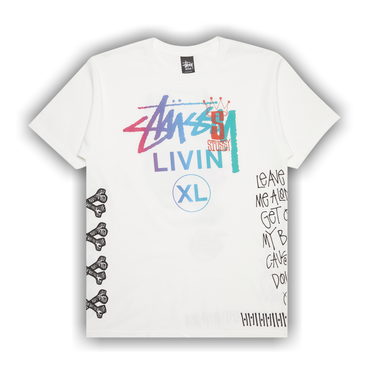 Buy Stussy Livin' XL Dog Tee 'White' - 0535 100000103LXLDT WHIT | GOAT