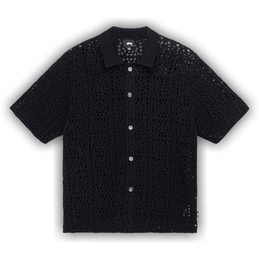 stussy crochet knit shirts 完全正規品 Stussy CROCHET SHIRT knit | eBay