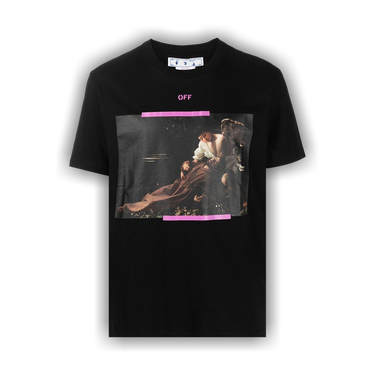 Buy Off-White Arrow Caravaggio St Fran Slim Short-Sleeve Tee