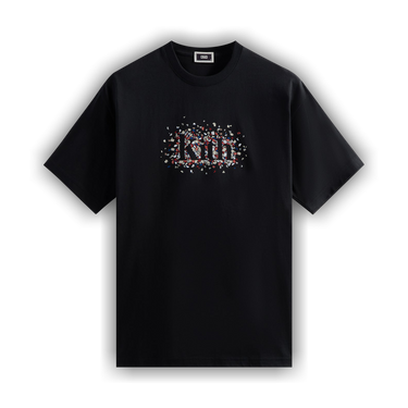 Buy Kith Meadow Serif Tee 'Black' - KHM031011 001 | GOAT
