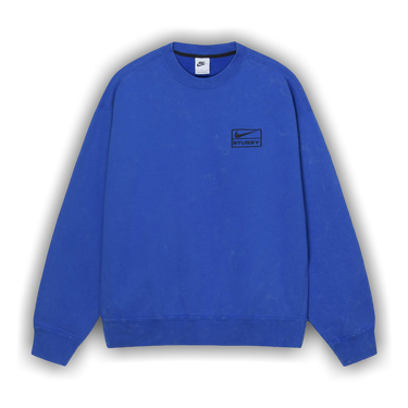 『Stussy』Stu Relaxed Crew★Blue★25SS★ Stussy - BLUE STU LOGO CREWNECK – LE LABO STORE