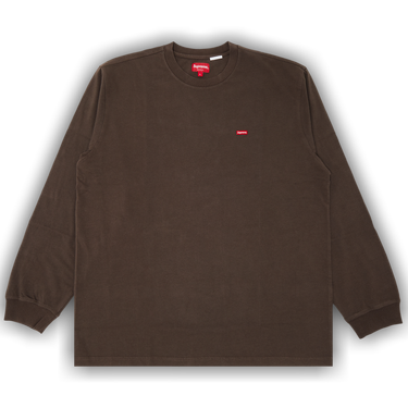 Buy Supreme Small Box Long-Sleeve Tee 'Brown' - SS23KN6 BROWN | GOAT