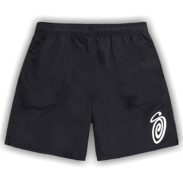 Buy Stussy Curly S Water Short 'Black' - 113157 BLAC | GOAT