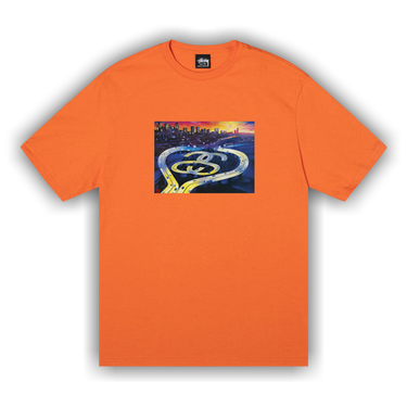 ★韓国の人気★【STUSSY】★MELTED TE.E★Tシャツ★CORAL★ STUSSY (ステューシー) MELTED TEE 1904900 メンズ 半袖 Tシャツ