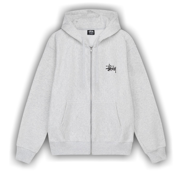 Buy Stussy Basic Zip Hoodie 'Ash Heather' - 1974870 ASH | GOAT