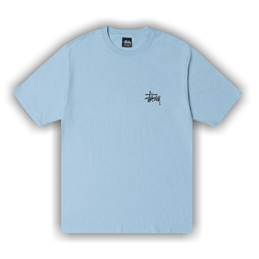 Buy Stussy Basic Pigment Dyed Tee 'Sky Blue' - 1904879 SKY | GOAT