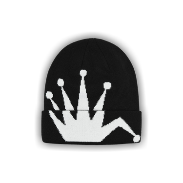 Buy Stussy Crown Jacquard Cuff Beanie 'Black' - 1321159 BLAC | GOAT