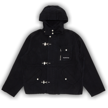 Buy Supreme Canvas Clip Jacket 'Black' - SS23J31 BLACK | GOAT