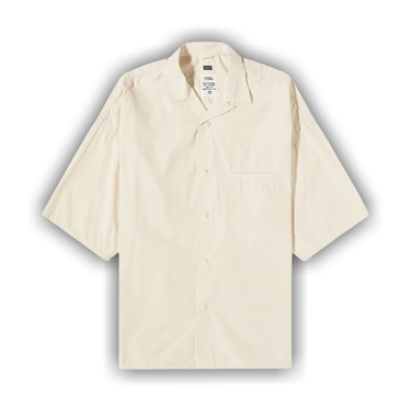 Buy nanamica Open Collar Wind H/S Shirt 'Ecru' - SUGS237 ECRU | GOAT