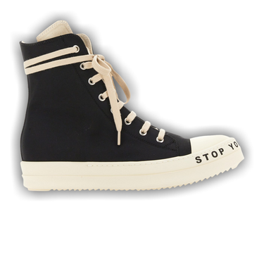 HYPNAGOGIA さま専用RICK OWENS DRKSHDW Rick Owens DRKSHDW Womens High-Top Canvas Sneakers - Feuille