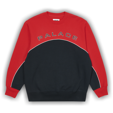 Buy Palace 2 Tone Arch Crew 'Red/Navy' - P23CS160 | GOAT CA