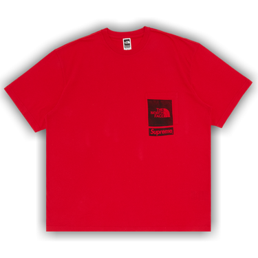 Buy Supreme x The North Face Printed Pocket Tee 'Red