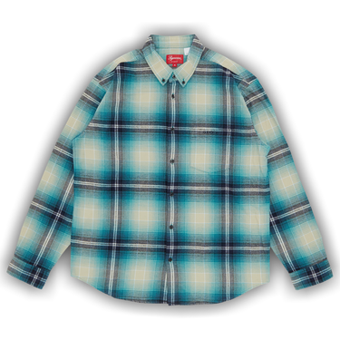Buy Supreme Shadow Plaid Flannel Shirt 'Blue' - SS23S13 BLUE