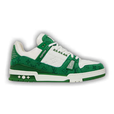 Buy Louis Vuitton Trainer Green Monogram Denim 1A9JHV