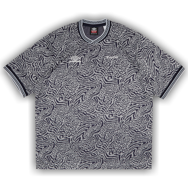 Buy Supreme x Umbro Jacquard Animal Print Soccer Jersey 'Navy