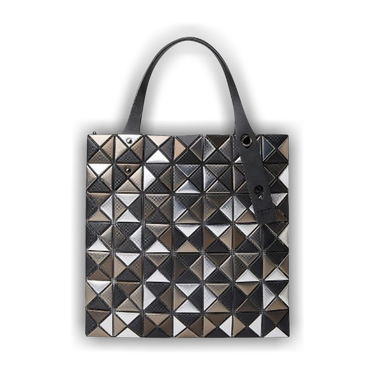 Buy Bao Bao Issey Miyake Platinum Mix Tote Bag 'Gunmetal Mix