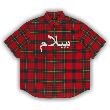 Size xl Supreme x UNDERCOVER Short-Sleeve Flannel Shirt 'Red Plaid'