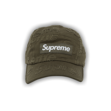 Buy Supreme Lasered Twill Camp Cap 'Olive' - SS23H14 OLIVE