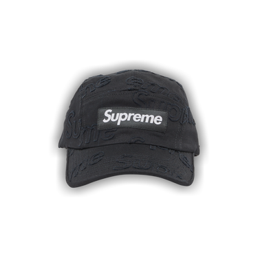 Buy Supreme Lasered Twill Camp Cap 'Black' - SS23H14 BLACK